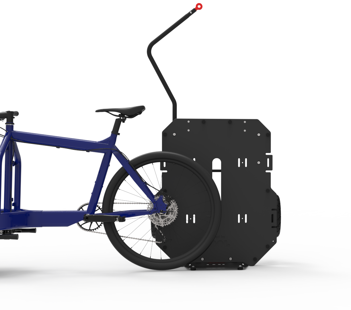 Compact bike trailer